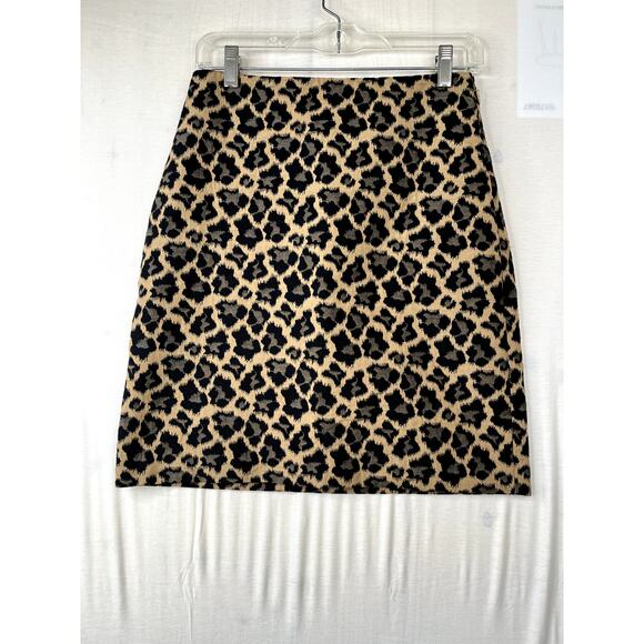 Talbots Dresses & Skirts - NWT Talbots animal print skirt, size 2P
